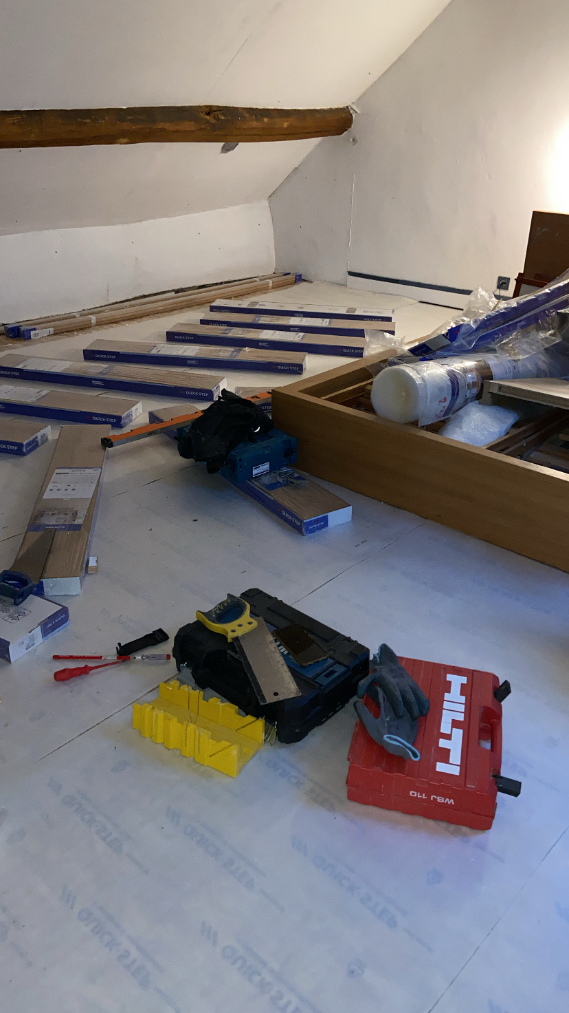 Aménagement de combles et pose de plancher par SARL Pommier à Héricy (77850)